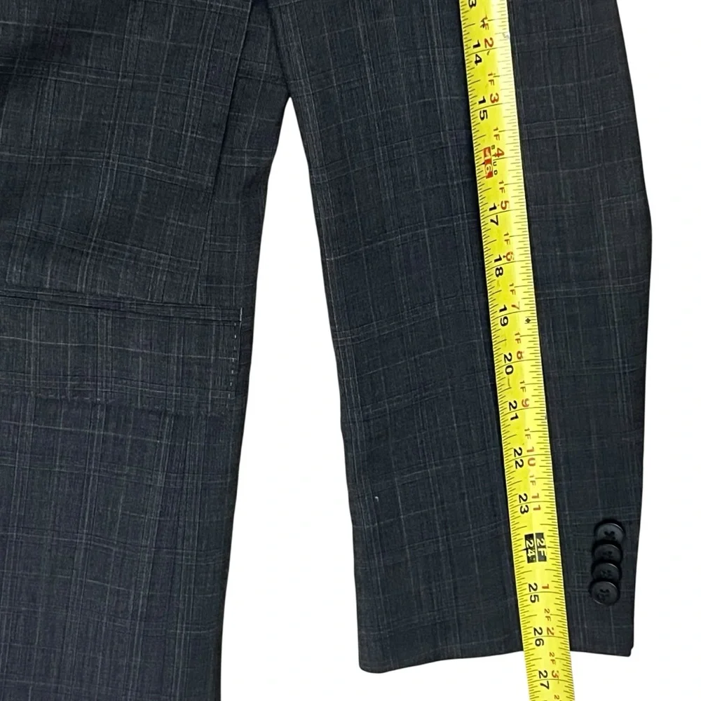 Marc Anthony Blazer Heatherd Charcoal  Men's Sz 44L  NWOT